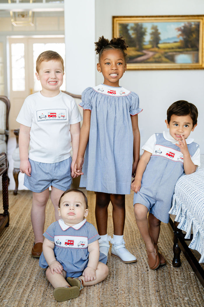 First Responders Smocked Henry Bubble