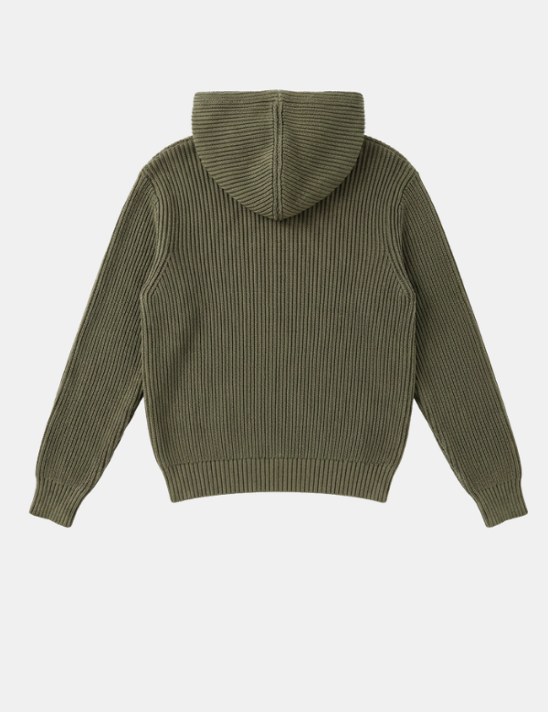 Fisher Hood Knit - Fatigue