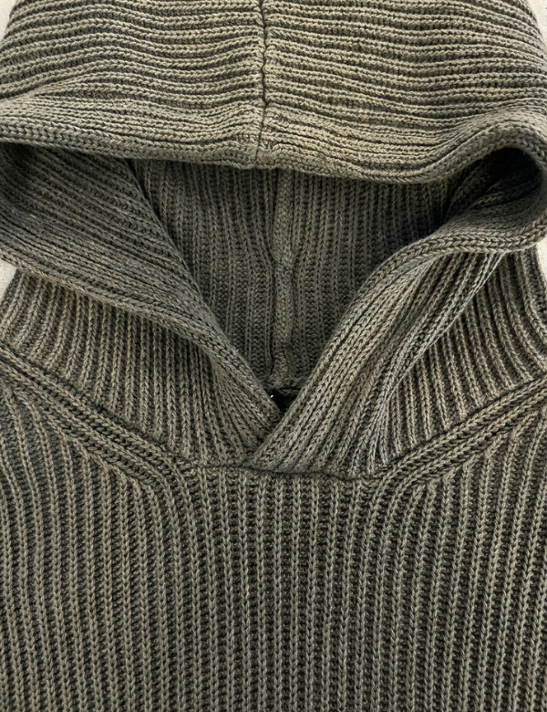 Fisher Hood Knit - Fatigue