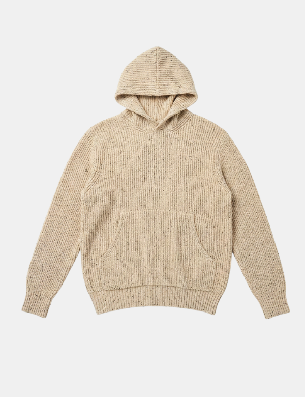 Fisher Hood Knit - Oatmeal