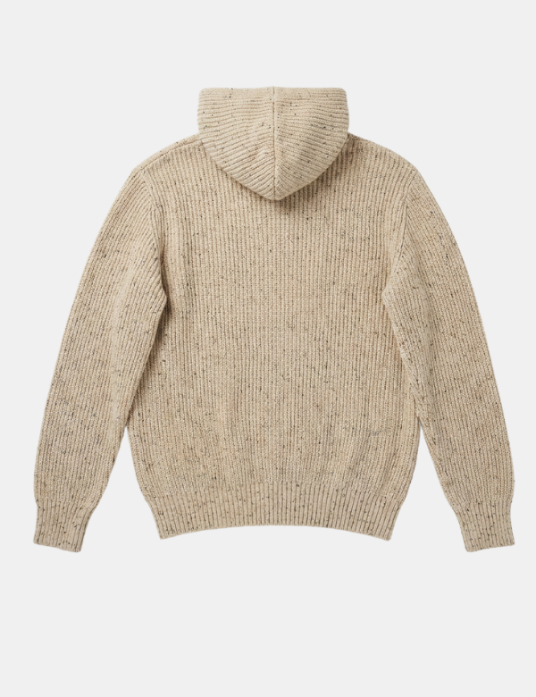 Fisher Hood Knit - Oatmeal