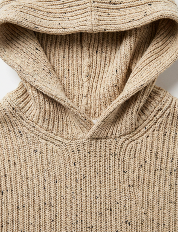 Fisher Hood Knit - Oatmeal
