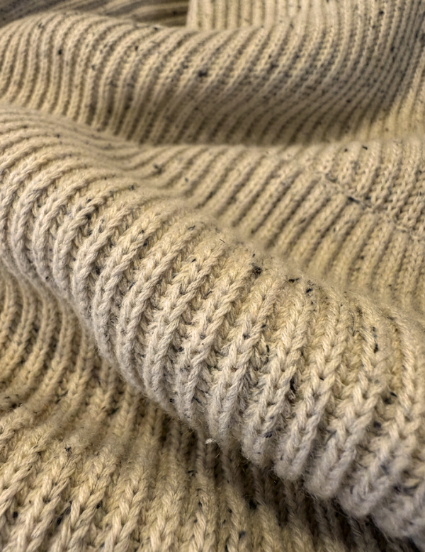Fisher Hood Knit - Oatmeal
