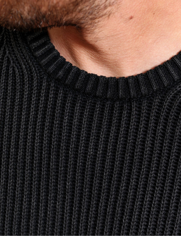Fisher Relaxed Knit - Black