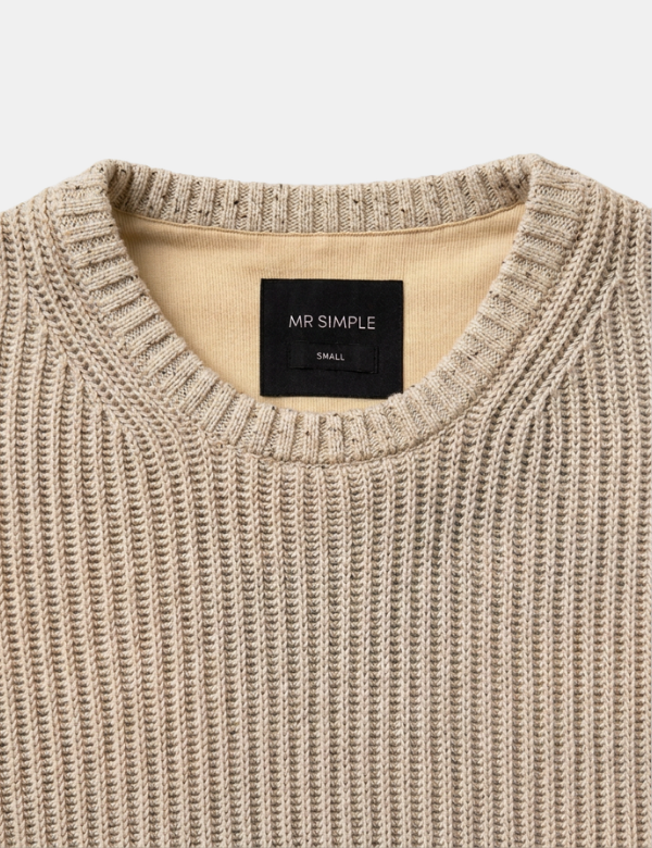 Fisher Relaxed Knit - Oatmeal