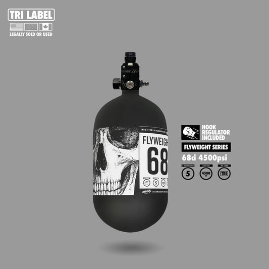 FLYWEIGHT TANK 68CI - SAVAGE SKULL + HOOK REGULATOR
