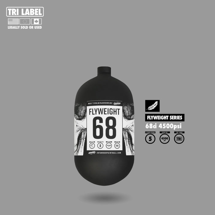 FLYWEIGHT TANK 68CI - SAVAGE SKULL + HOOK REGULATOR