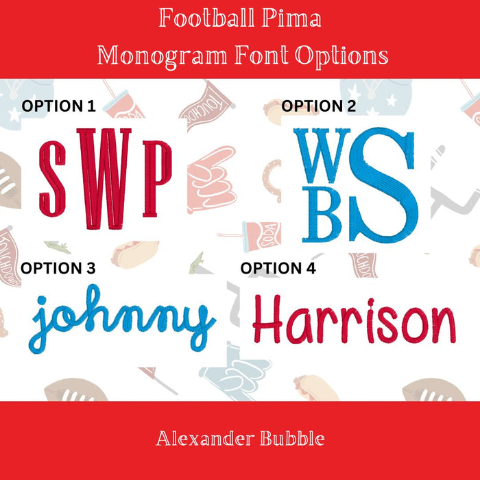 Football Print Pima Alexander Bubble