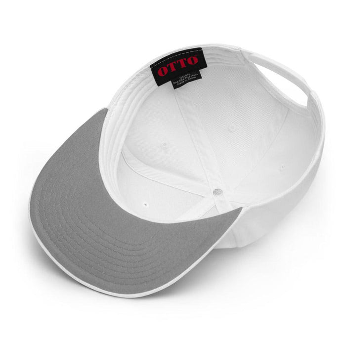 FORCE 3D Puff Embroidery Snapback Hat White - Billyforce Shop
