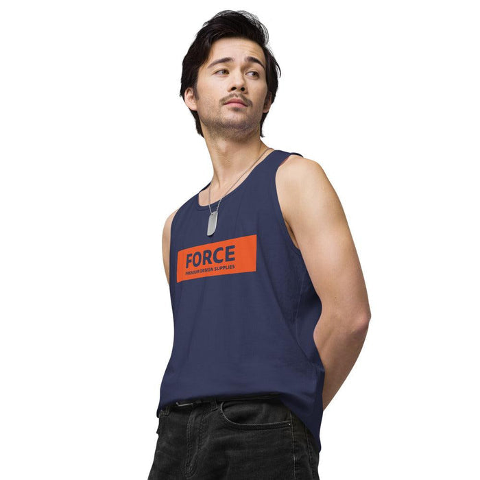 FORCE Orange Men’s premium tank top - Billyforce Shop