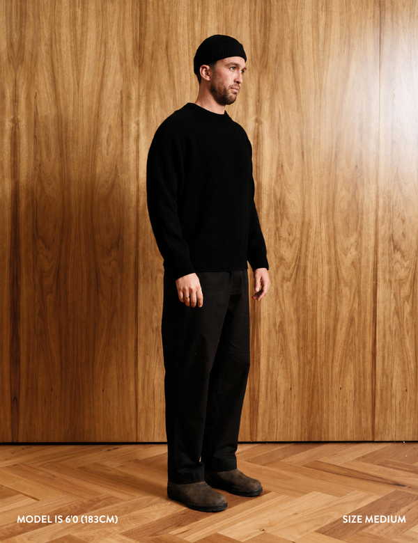 Fred Wool Knit - Black