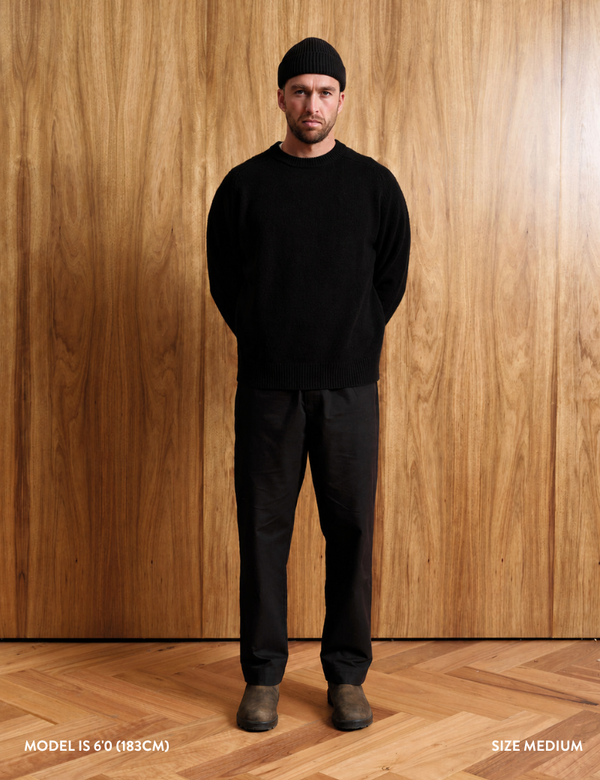 Fred Wool Knit - Black