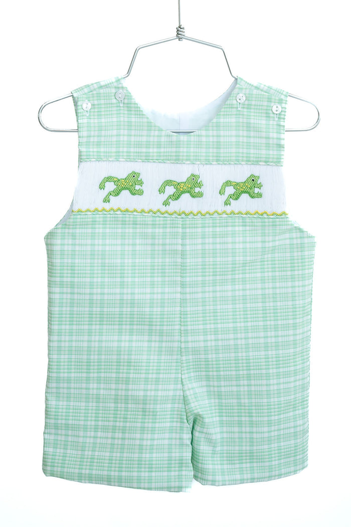 Frogs Smocked Benjamin Jonjon