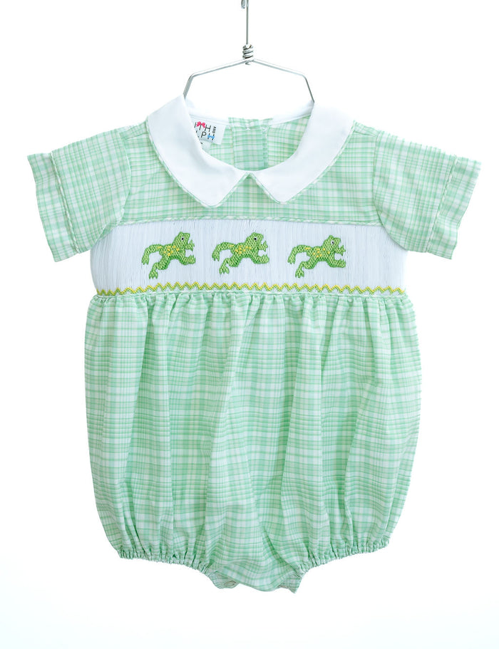 Frogs Smocked Henry Bubble
