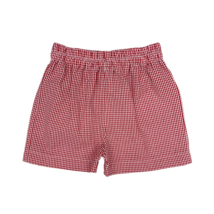 Funtasia Red Seersucker Shorts