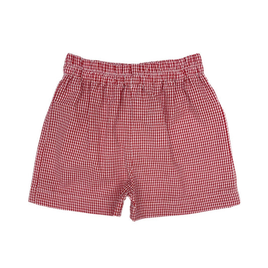 Funtasia Red Seersucker Shorts