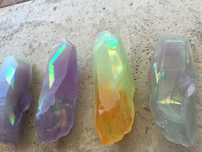 GARDEN CRYSTAL- CAST URETHANE GLOW IN THE DARK- IRIDESCENTS