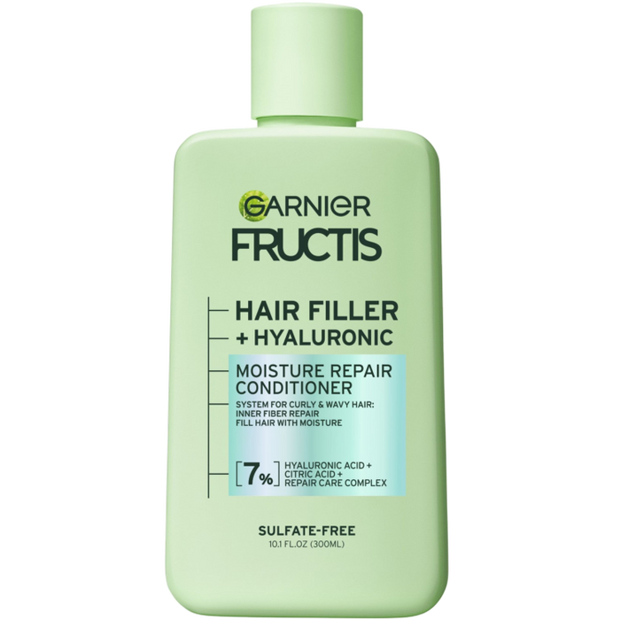 GARNIER Fructis hair filler + hyaluronic acid moisture repair conditioner بلسم الشعر بالفلر والهايلرونك اسد من كارنيير
