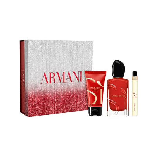 Gift Set: Sì Passione EDP 100ml + Body Lotion 50ml + 10ml EDP-LIMITED EDITION