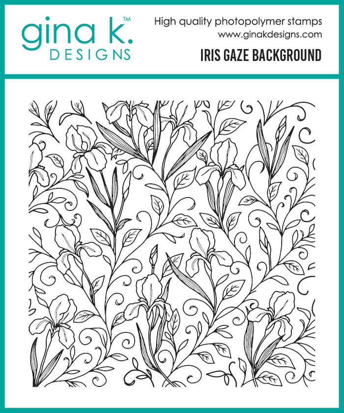 Gina K. Designs - Background Stamp - Iris Gaze