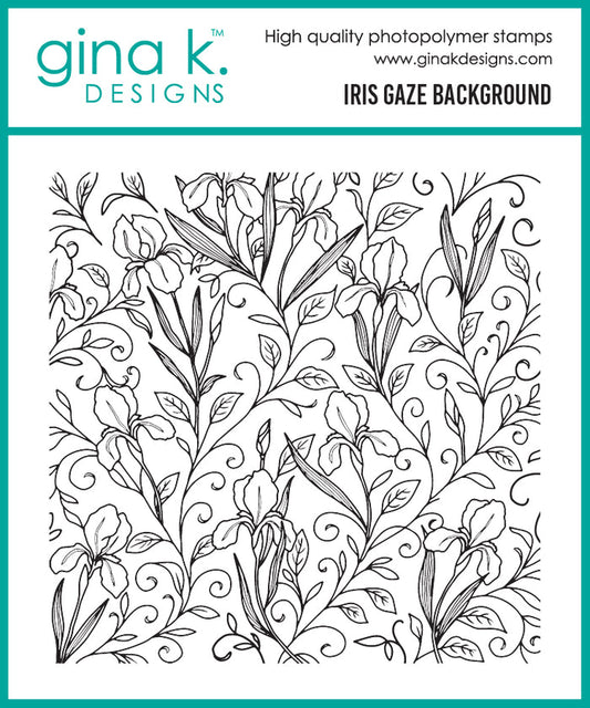 Gina K. Designs - Background Stamp - Iris Gaze