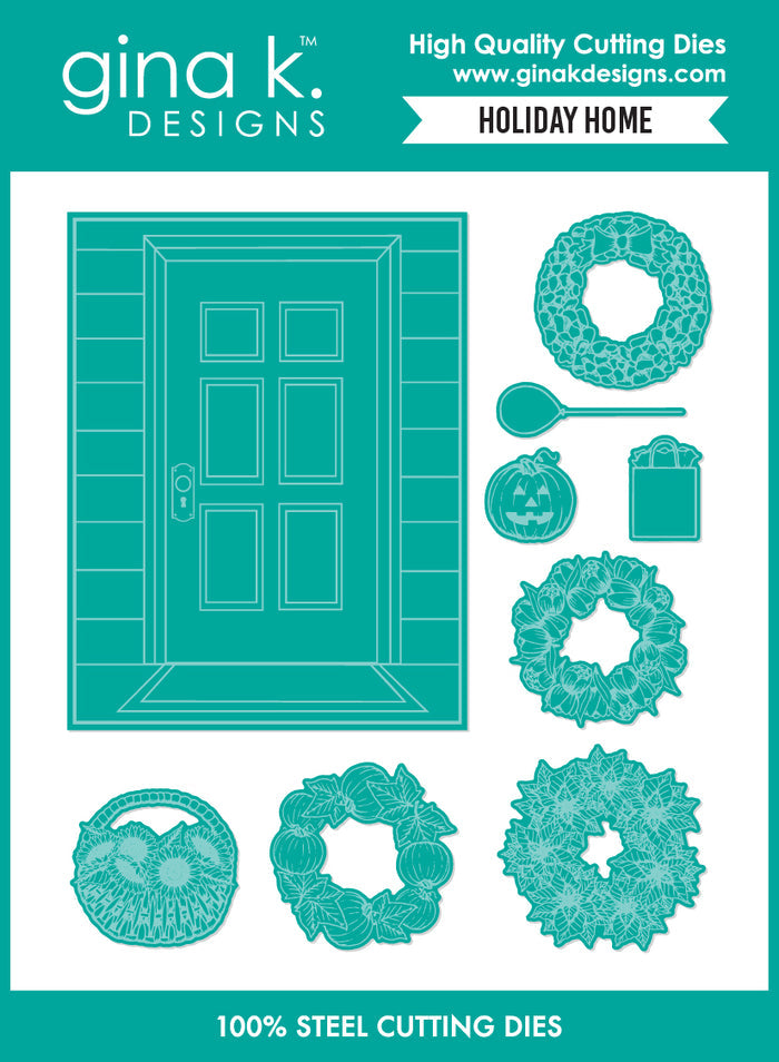 Gina K. Designs - Stamp & Die Set - Cozy Winter Wishes. Set by Melanie Muenchinger. At Embellish Away in Bowmanville Ontario Canada.