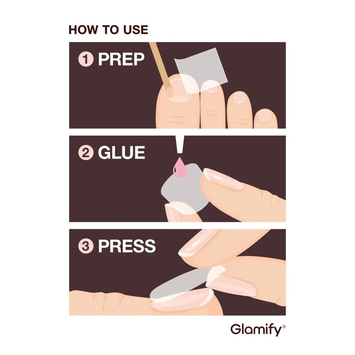 Glamify Timeless Toe Nails [Cloud White] #NTTN02
