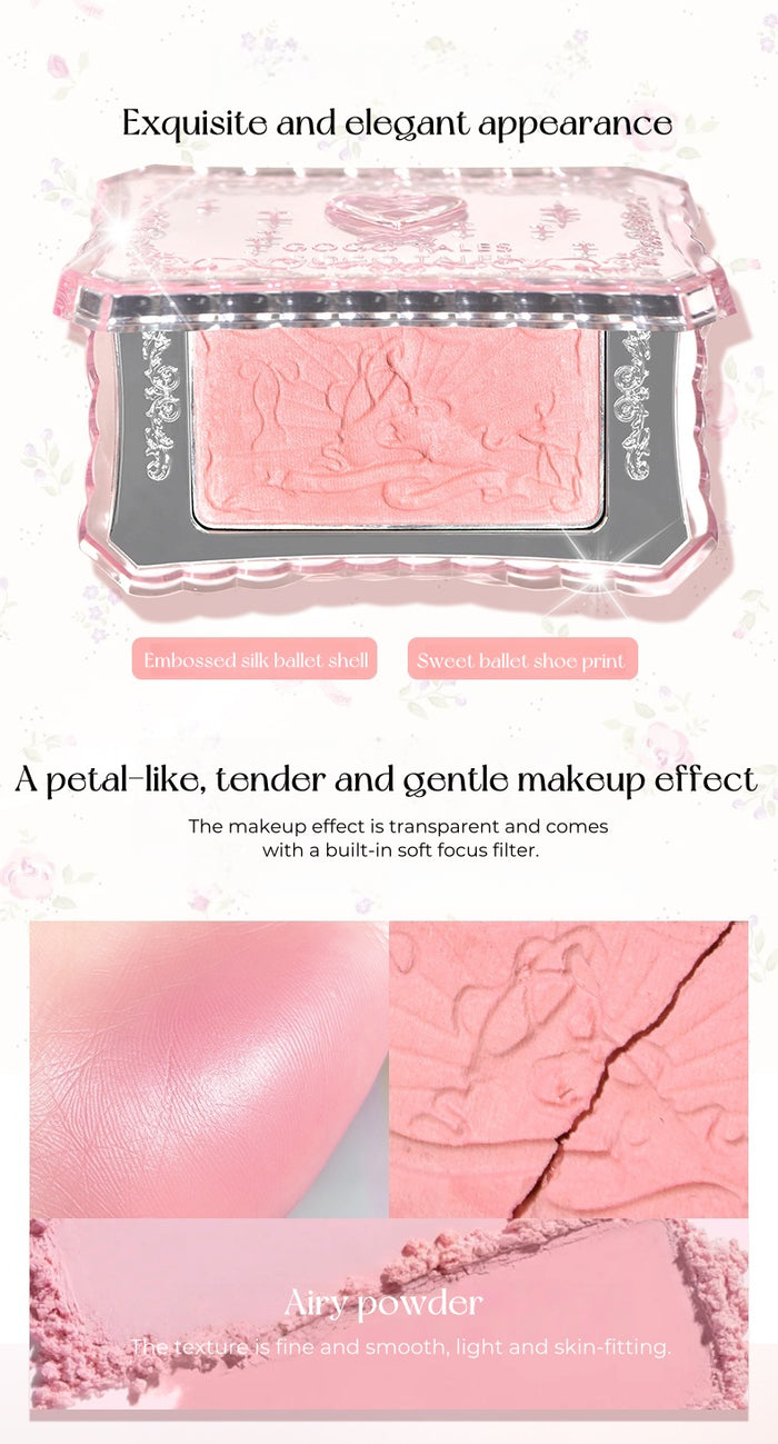 GOGO TALES Sweet Pink Ballet Collection Makeup Blusher T4846