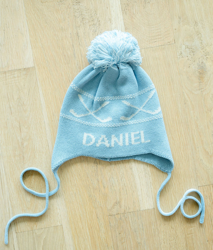 Golf Clubs/Hockey Sticks Custom Knit Toboggan Hat