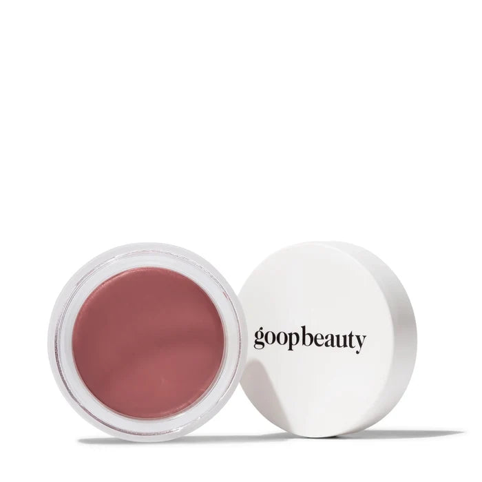 GOOP Colorblur Glow Balm NIB, a natural-looking beauty balm with a velvety texture and vibrant color for radiant skin.