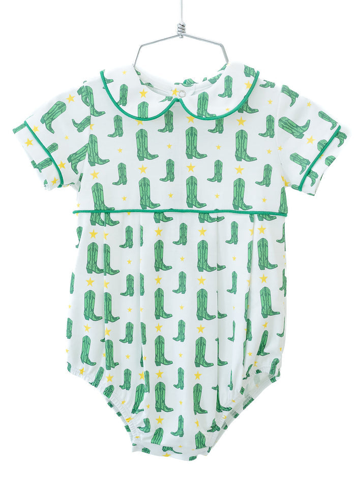 Pima Green Boot Outfits for Boys bubble