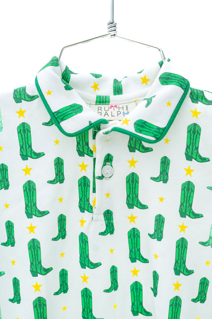 Pima Green Boot Outfits for Boys