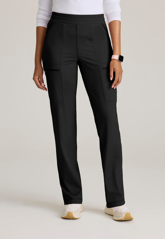Grey's Anatomy™ Knit Stretch Women's High-Rise Flat Front Momentum Pant