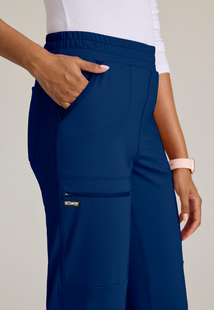 Grey's Anatomy™ Knit Stretch Women's High-Rise Flat Front Momentum Pant
