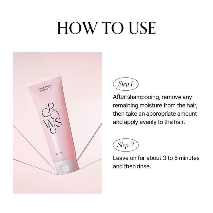 Growus Damage Therapy Hair Cream Treatment EX 220 mL
