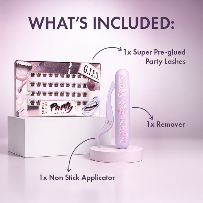 G.T.F.O. Super Pre-Glued Lash Starter Kit - Unicorn Cosmetics