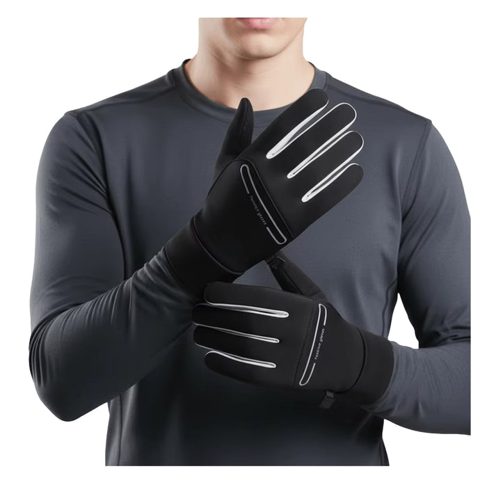 Guantes Térmicos Deportivos Touchscreen Antideslizantes con Forro Polar Unisex
