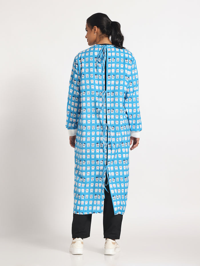 Happy Tooth Surgical Gown Blue (Unisex)