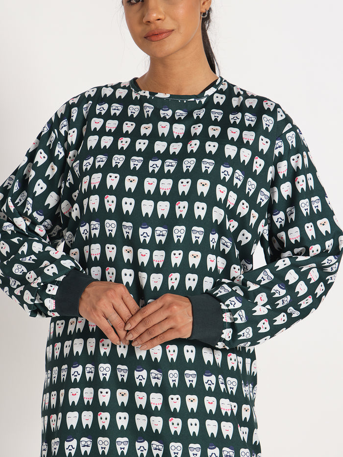 Happy Tooth Surgical Gown Green (Unisex)