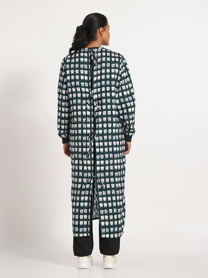Happy Tooth Surgical Gown Green (Unisex)