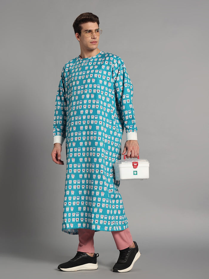 Happy Tooth Surgical Mint Gown (Unisex) 054