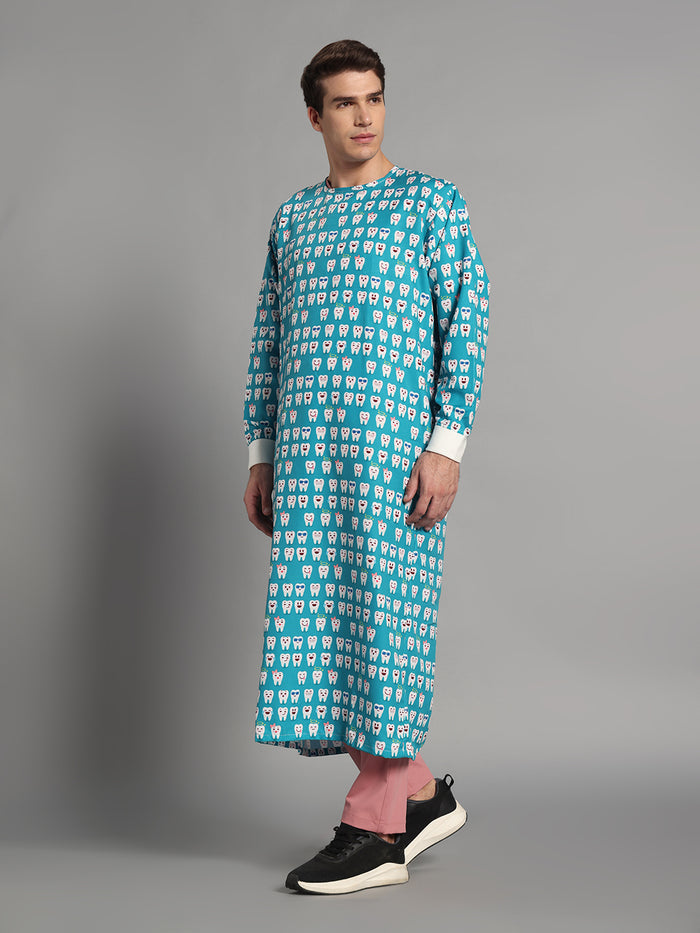 Happy Tooth Surgical Mint Gown (Unisex) 054