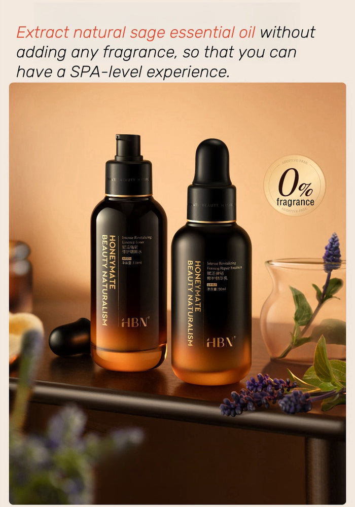 HBN Intense Retivalizing Firming Repair Essence Toner & Emulsion Set T4380