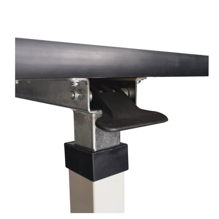 Height Adjustable Overbed Table (Light Brown)