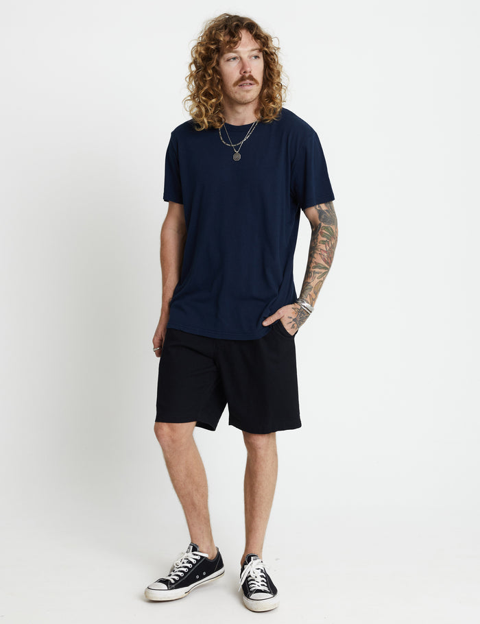 Hemp Tee - Navy