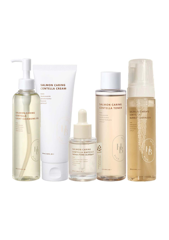 (BUY 1) HEVEBLUE OIL+CLEANSER+TONER+AMP+CREAM