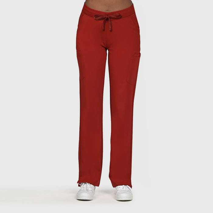 High Waisted Rise Ten-Pocket Cargo Scrub Pant