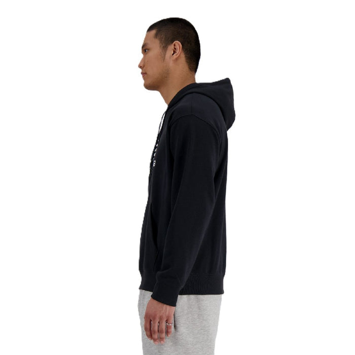 Hoodie New Balance Mta41501bk Hombre