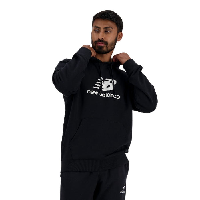 Hoodie New Balance Mta41501bk Hombre