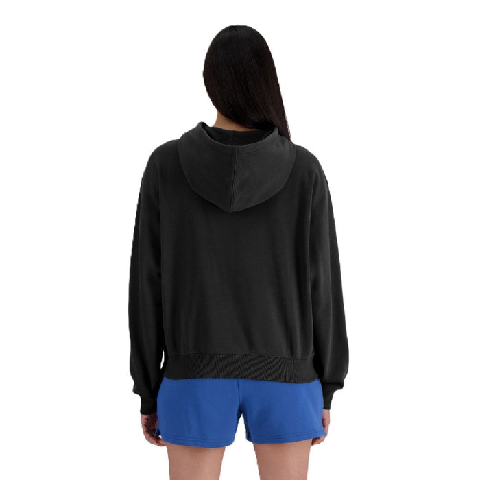 Hoodie New Balance Wta41507bk Mujer